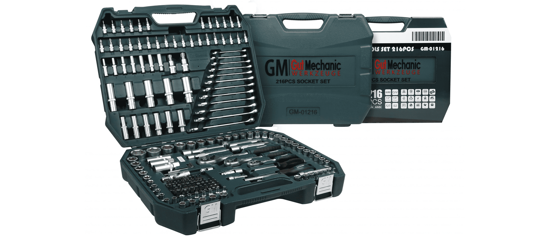 Професійний набір інструментів Gut Mechanic 216 шт